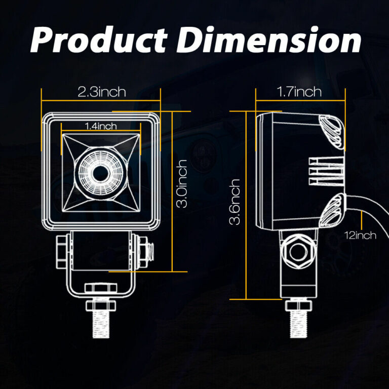 30W LED BEZEL LESS WORK LIGHT